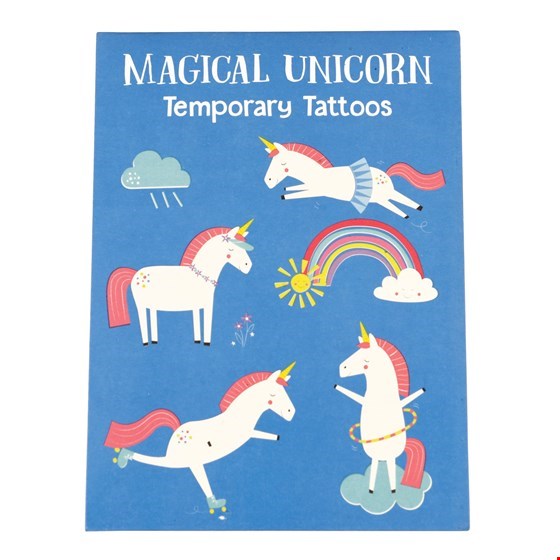 Rex’s magical unicorn temporary tattoos are the perfect little gift for any young girl or boy over the age of 3 years. These unicorn themed children’s tattoos come with 2 sheets of 18 super fun stick on tattoos. Dermatologically tested, these tattoos make for excellent fun for your child. Dottie and Bee - Olney, Buckinghamshire.