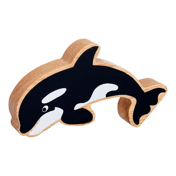 Lanka Kade toys black and white orca, is a wooden toy for children. These toys are the perfect size for on the go, open ended play. Suitable for boys and girls over 10 months, this Lanka orca, is the ideal toy for improving kids motor skills, cognitive skills, and imaginative play for little ones. Olney, Buckinghamshire 